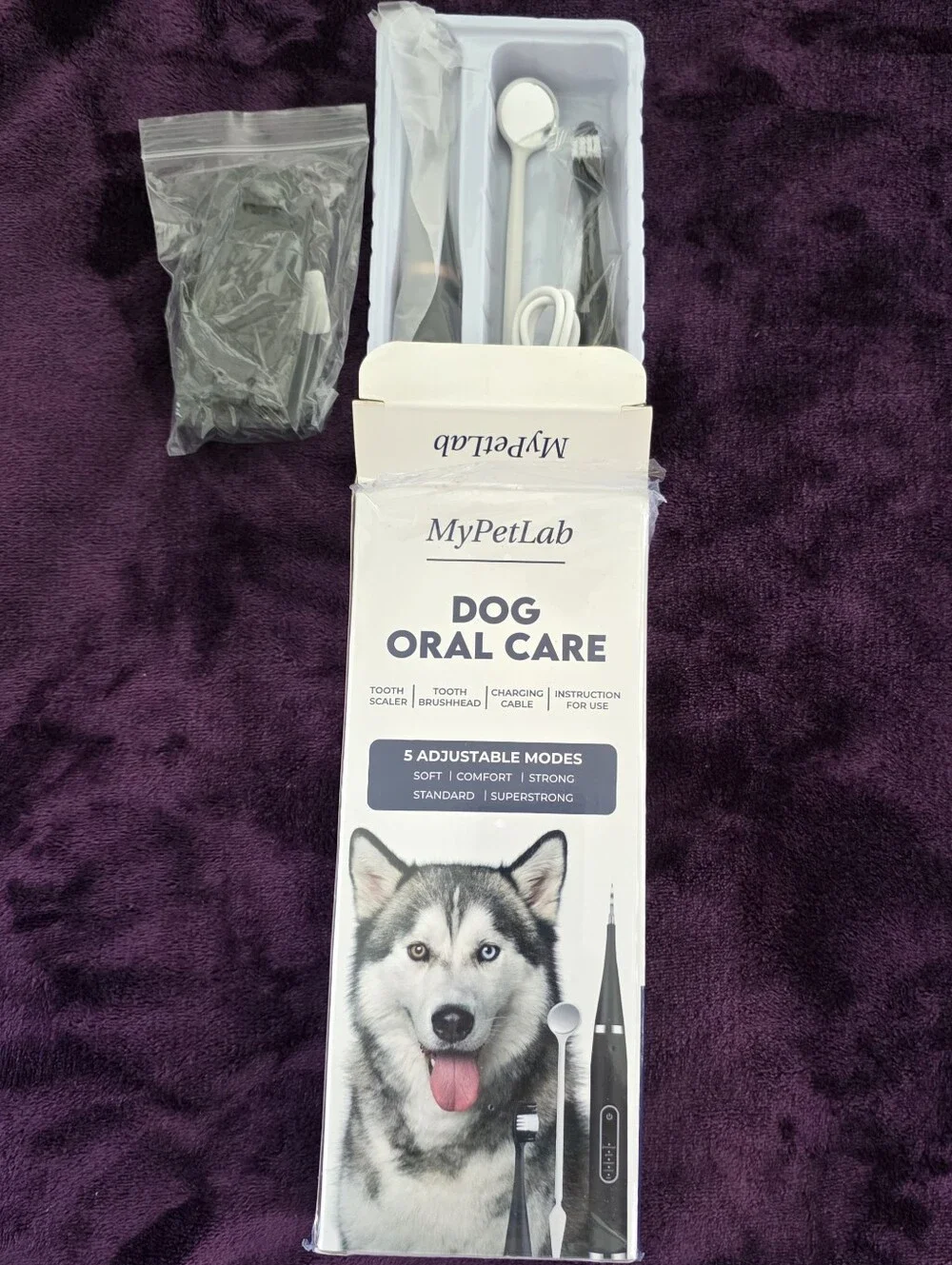 NIB MyPetLab electric dog tooth scaler kit, which Dog Oral Care Tooth Scaler
